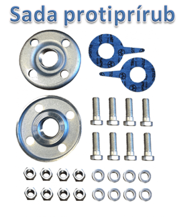 Sada proti drhnutí (sací a výtlačná strana), pro čerpadla řady 3. K dispozici je zinek, nerezová ocel AISI-304 nebo nerezová ocel AISI-316L. Sada není součástí dodávky čerpadel. Objednává se samostatně v závislosti na typu čerpadla